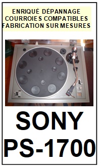 SONY-PS1700 PS-1700-COURROIES-ET-KITS-COURROIES-COMPATIBLES