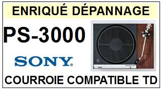 SONY-PS3000 PS-3000-COURROIES-ET-KITS-COURROIES-COMPATIBLES