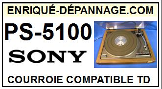 SONY-PS5100 PS-5100-COURROIES-COMPATIBLES