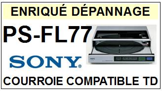 SONY-PSFL77 PS-FL77-COURROIES-COMPATIBLES