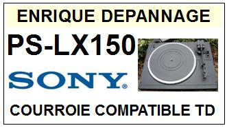 SONY-PSLX150 PS-LX150-COURROIES-COMPATIBLES