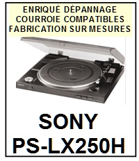 SONY-PSLX250H PS-LX250H-COURROIES-COMPATIBLES
