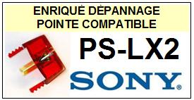 SONY-PSLX2  PS-LX2-POINTES-DE-LECTURE-DIAMANTS-SAPHIRS-COMPATIBLES