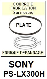 SONY-PSLX300H PS-LX300H-COURROIES-COMPATIBLES