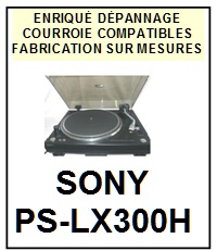 SONY-PSLX300H PS-LX300H-COURROIES-COMPATIBLES