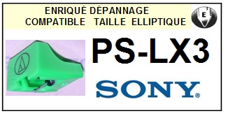 SONY-PSLX3 PS-LX3-POINTES-DE-LECTURE-DIAMANTS-SAPHIRS-COMPATIBLES