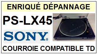 SONY-PSLX45 PS-LX45-COURROIES-COMPATIBLES
