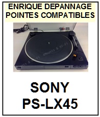 SONY-PSLX45 PS-LX45-POINTES-DE-LECTURE-DIAMANTS-SAPHIRS-COMPATIBLES
