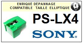SONY-PSLX4 PS-LX4 (1MONTAGE)-POINTES-DE-LECTURE-DIAMANTS-SAPHIRS-COMPATIBLES