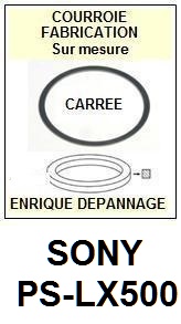 SONY-PSLX500 PS-LX500-COURROIES-COMPATIBLES