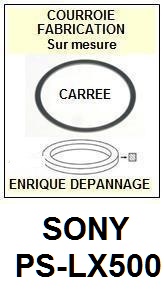 SONY-PSLX500 PS-LX500-COURROIES-ET-KITS-COURROIES-COMPATIBLES