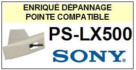 SONY-PSLX500  PS-LX500-POINTES-DE-LECTURE-DIAMANTS-SAPHIRS-COMPATIBLES