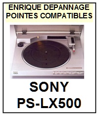 SONY-PSLX500 PS-LX500 (2MONTAGE)-POINTES-DE-LECTURE-DIAMANTS-SAPHIRS-COMPATIBLES