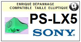 SONY-PSLX5 PS-LX5-POINTES-DE-LECTURE-DIAMANTS-SAPHIRS-COMPATIBLES