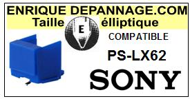 SONY-PSLX62 PS-LX62-POINTES-DE-LECTURE-DIAMANTS-SAPHIRS-COMPATIBLES