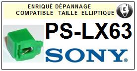 SONY-PSLX63 PS-LX63-POINTES-DE-LECTURE-DIAMANTS-SAPHIRS-COMPATIBLES