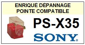 SONY-PSX35  PS-X35-POINTES-DE-LECTURE-DIAMANTS-SAPHIRS-COMPATIBLES