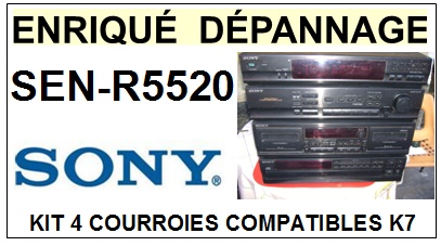 SONY-SENR5520 SEN-R5520-COURROIES-COMPATIBLES