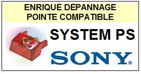 SONY-SYSTEM PS-POINTES-DE-LECTURE-DIAMANTS-SAPHIRS-COMPATIBLES