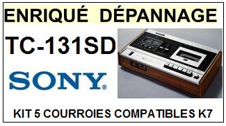 SONY-TC131SD TC-131SD-COURROIES-COMPATIBLES