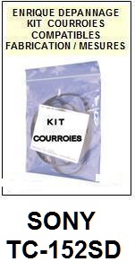 SONY-TC152SD TC-152SD-COURROIES-ET-KITS-COURROIES-COMPATIBLES