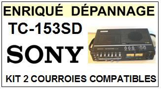 SONY-TC153SD TC-453SD-COURROIES-COMPATIBLES