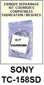 SONY-TC158SD TC-158SD-COURROIES-ET-KITS-COURROIES-COMPATIBLES