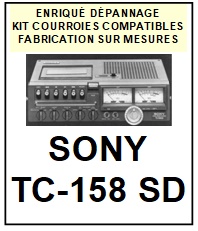 SONY-TC158SD TC-158SD-COURROIES-ET-KITS-COURROIES-COMPATIBLES