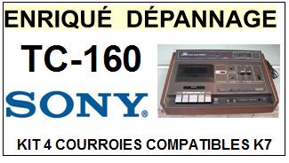 SONY-TC160 TC-160-COURROIES-ET-KITS-COURROIES-COMPATIBLES