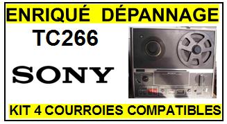 SONY-TC266-COURROIES-COMPATIBLES