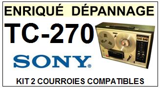 SONY-TC270-COURROIES-ET-KITS-COURROIES-COMPATIBLES