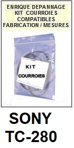 SONY-TC280 TC-280-COURROIES-ET-KITS-COURROIES-COMPATIBLES