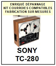 SONY-TC280 TC-280-COURROIES-COMPATIBLES