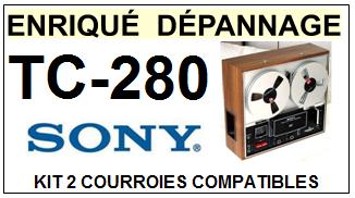 SONY-TC280 TC-280-COURROIES-ET-KITS-COURROIES-COMPATIBLES