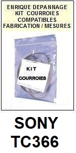 SONY-TC366-COURROIES-ET-KITS-COURROIES-COMPATIBLES