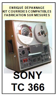 SONY-TC366-COURROIES-COMPATIBLES