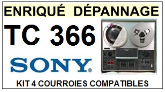 SONY-TC366-COURROIES-COMPATIBLES