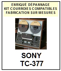 SONY-TC377 TC-377-COURROIES-ET-KITS-COURROIES-COMPATIBLES