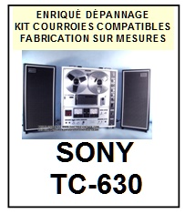 SONY-TC630 TC-630-COURROIES-COMPATIBLES