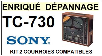 SONY-TC730 TC-730-COURROIES-COMPATIBLES