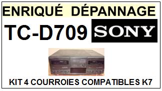 SONY-TCD709 TC-D709-COURROIES-COMPATIBLES
