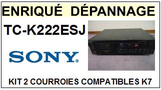 SONY-TCK222ESJ TC-K222ESJ-COURROIES-ET-KITS-COURROIES-COMPATIBLES