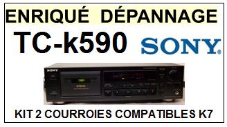 SONY-TCK590 TC-K590-COURROIES-COMPATIBLES
