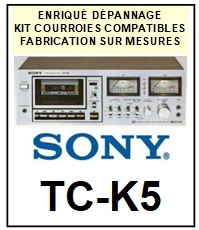 SONY-TCK5 TC-K5-COURROIES-COMPATIBLES