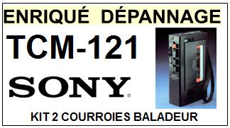 SONY-TCM121 TCM-121-COURROIES-ET-KITS-COURROIES-COMPATIBLES