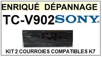 SONY-TCV902 TC-9702-COURROIES-COMPATIBLES