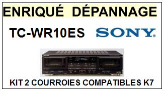 SONY-TCWR10ES TC-WR10ES-COURROIES-COMPATIBLES