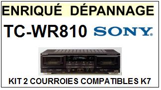 SONY-TCWR810 TC-WR810-COURROIES-COMPATIBLES