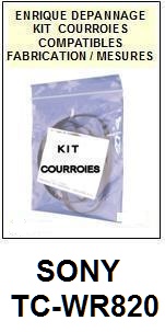 SONY-TCWR820 TC-WR820-COURROIES-ET-KITS-COURROIES-COMPATIBLES