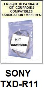 SONY-TXDR11 TXD-R11-COURROIES-ET-KITS-COURROIES-COMPATIBLES